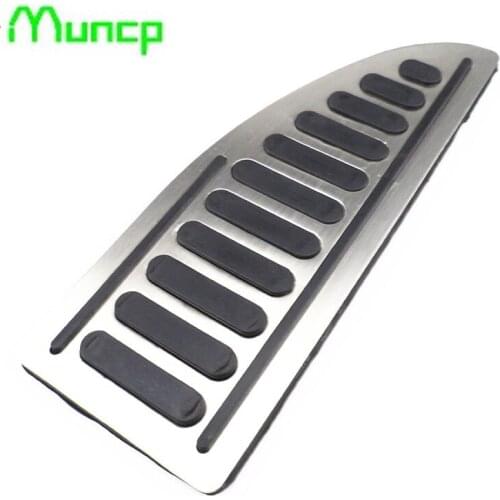 Fit For Ford Focus Mk2 Mk3 Escape Kuga c-Max s-Max Mondeo Mk4 Fiesta Mk7 Chrome Footrest Pedal Cover Foot Rest Pad Trim Refit