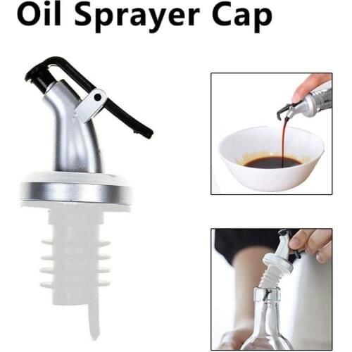 Sell One By One, Push-type Oil Nozzle Oil Bottle Stopper Plastic Sprayer Tool Sauce pour Soy Kitchen Bar F2F7