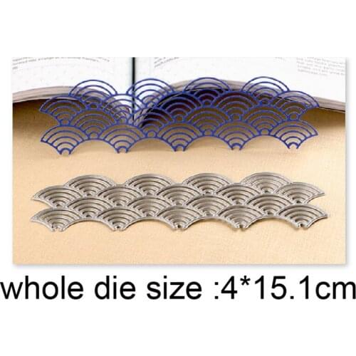 Craft dies lace shell strip metal cutting dies cut die mold decoration Scrapbooking dies knife mould blade punch stencils dies