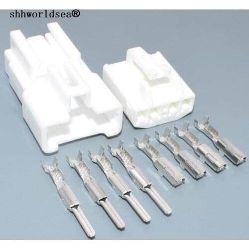 Shhworldsea 4 pin 2.2mm male female car electrical plug adapter connector auto plug with terminal MG651038 MG641041