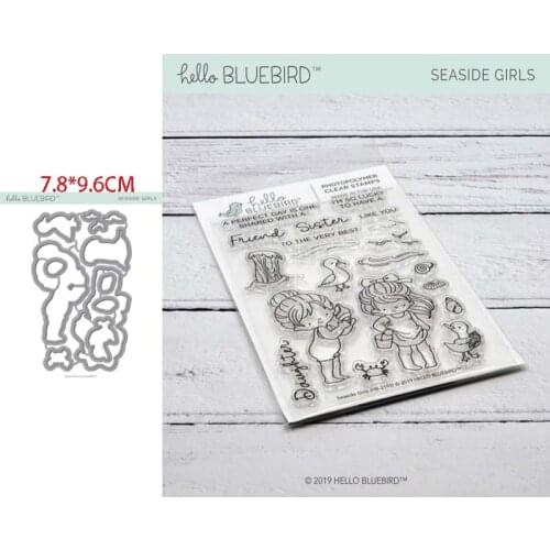 Sirius Beach girl troqueles de corte de metal scrapbooking cutting dies and stamps DIY dies scrapbooking nouveau arrivage 2021