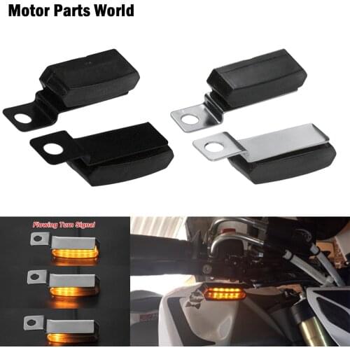 2pcs Mini LED Motorcycle Turn Signal Light Flowing Water Blinker Flashing Indicator Lamp For Harley Sportster XL Touring Dyna