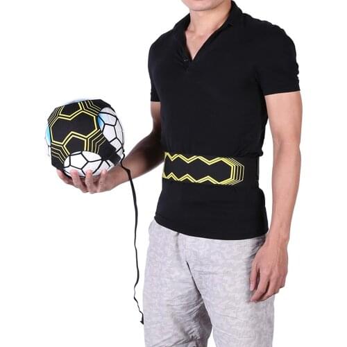 Soccer/Football Ball Kick Solo Trainer Training Equipment Children Auxiliary Circling Waist Belt Trainer Kick Juggle Bags Gym