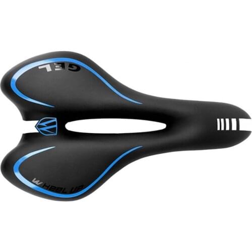 WHEEL UP Cycling Bike Saddles Cozy Reflective Stripe Hollow Riding Bicycle Cushion Bike Seat Pad MTB Road Bike Seat Mat