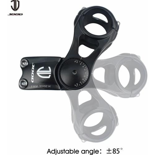JOOD adjustable bike stem 85 degree bicycle stem 28.6mm*90/110mm bike parts for road bike and mountain bike