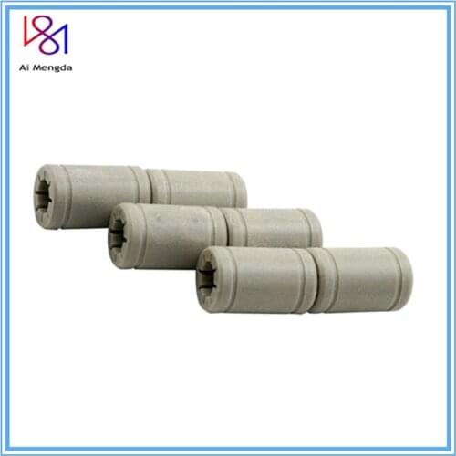 1PC Plastic Gray LM8UU 8 mm Linear Bearing Same As RJ4JP-01-08 RJ4JP 01 08 Anet Bearing Bush 3D printer cnc part