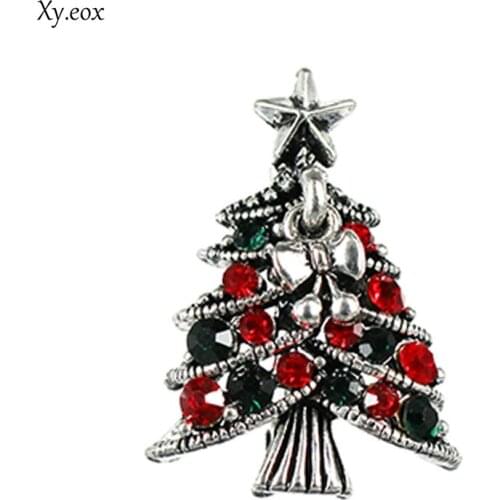1pcs Stylish Brooches Christmas Jewelry Xmas Tree Deer Snowman Brooch Party Brooch