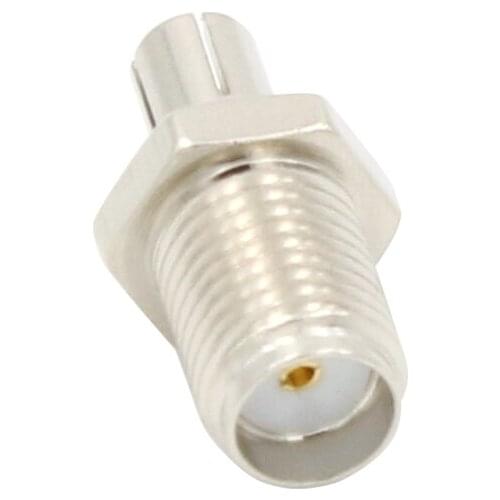 100PCS 3g 4g antenna RF adapter SMA to TS9 adapter SMA female to TS9 male coax connector adapter nickelplated straight