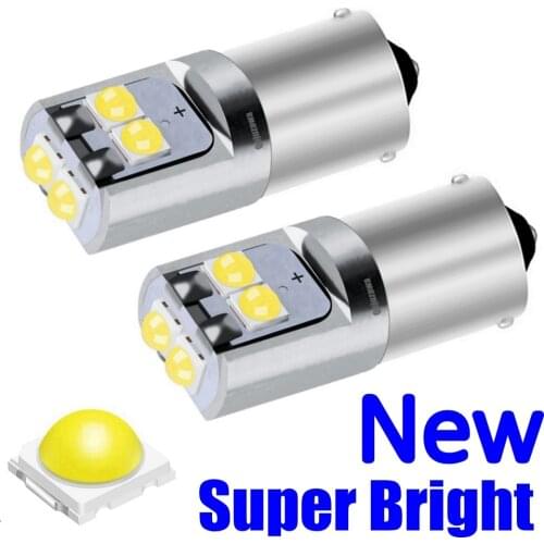 2PCS T11 233 T4W BA9S BAX9S BAY9S LED Car Interior Reading Dome Lamp Auto Tail Side Bulb Parking Light License Plate Bulb