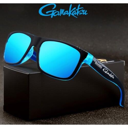 2021 Gamakatsu Fishing Glasses Polarized Sunglasses Uv400 Outdoor Riding Sunglasses Retro Uv Protection Men Polarized Sunglasses