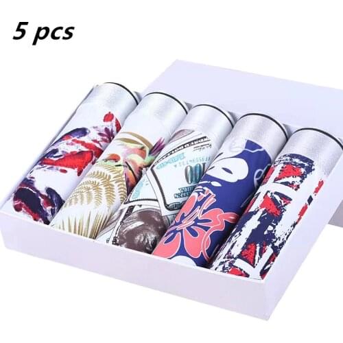 5pcs/lot Mens Ice Silk Underwear Seamless Boxer Shorts Summer Ultra-Thin Boxer Shorts Ice Silk Cool Shorts Large Size Boxer Men