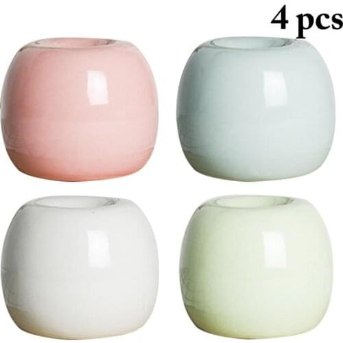 4PCS Flower Pot Creative Fruit Shaped Ceramic Plant Pot Cactus Pot for Home