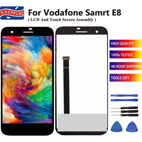 AAA+ Quality For Vodafone Smart E8 VFD510 VFD-510 VFD510 LCD Display+ Touch Screen Sensor Digiziter Assembly Replacement +Tools