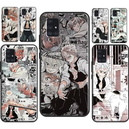 Shinazugawa Sanemi Kimetsu no Yaiba Case For Samsung A51 A71 A11 A31 A41 A20e A21S A01 A02S A50 A40 A70 A12 A52 A72 A32 Cover