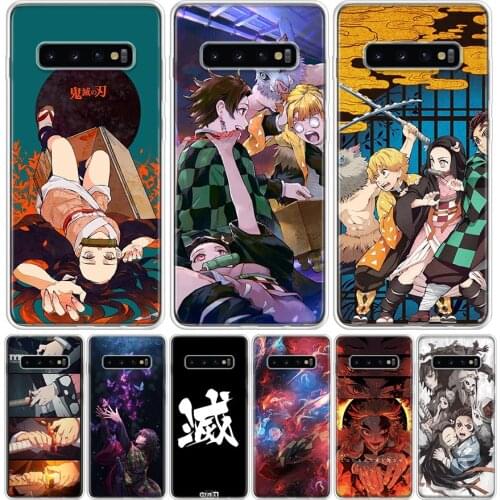 Anime Demon Slayer Kimetsu No Yaiba Phone Case For Samsung Galaxy A50 A70 A30S A51 A71 A10 A20E A40 A90 A20S M30S A6 A7 A8 A9 Pl