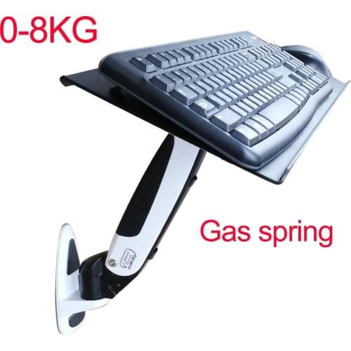 DL-GM111WKY Aluminum 27inch 0-8kg 360 rotate clamp air press gas spring big keyboard WALL mount with mouse long