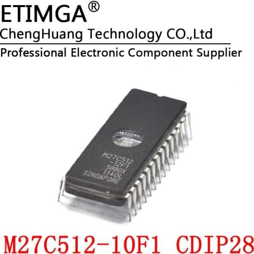 M27C512-10F1/12F1 M27C512-10FI DIP-28 Ceramic memory with mirror
