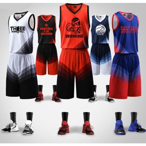 DIY new adult throwback basketball jerseys set blank men basketball jerseys uniforms throwback training jerseys suits customized