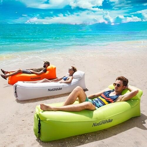 Inflatable Sofa Outdoor Air Sofa Portable Lamzac Sun Inflatable Lounger Blow Up Chair Lazy Bag Banana Air Bed Beanbag