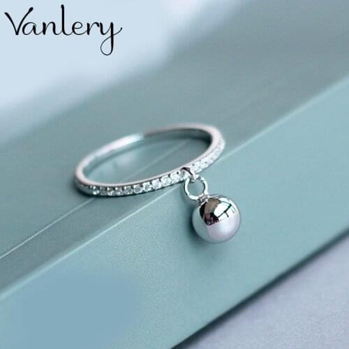 New Gothic Men Crystal Ball Beads Rings For Women Jewelry Birthday Gift Romantic Wedding Engagement Drop Shipping 2021