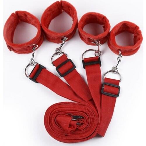 Sex Toys Bondage Straps Sex Toys Flirting Toy Handcuffs Shackles Plush Metal Hooks