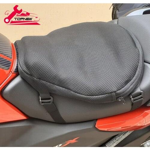 Motorcycle Seat Cushion for Cruiser Touring Saddles Pressure Relief Ride Motorcycle Air Cushion 3D Inflatable Cushion
