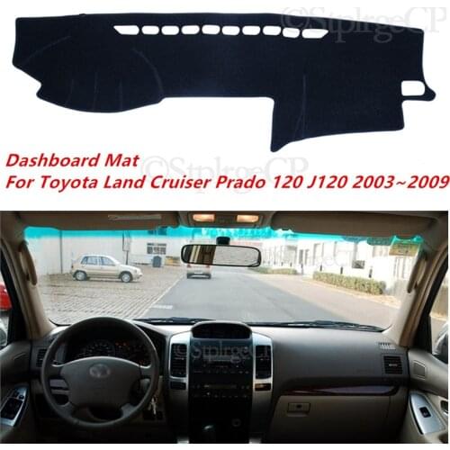 For Toyota Land Cruiser Prado 120 J120 2003~2009 Anti-Slip Mat Sunshade Dashmat Protect Carpet Dashboard Cover Pad Accessories