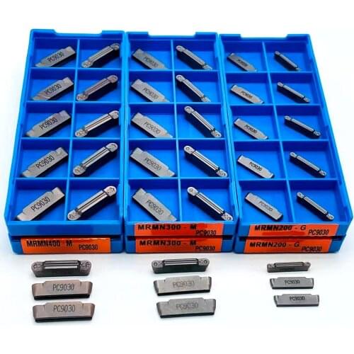 10Pcs slotting insert MRMN200 MRMN300 MRMN400 carbide insert slotting tool CNC lathe, used for high-quality turning tools