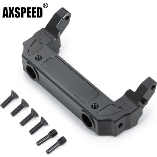 AXSPEED Metal Alloy Servo Relocation Front Bumper Mount for Axial SCX10 III SCX10-AXI03007 1/10 RC Crawler Car Part