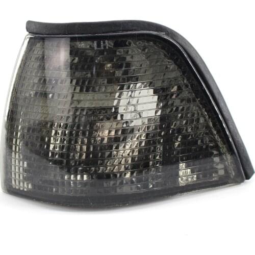 Smoke Corner Light Turn Signal Car Indicator Lamp Lens 63138353280 Replacement For BMW 3 Series E36 Sedan Wagon 1992-1998
