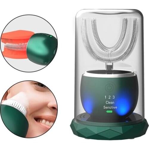 Facial Cleansing Brush Ultrasonic Vibration 3 in 1 DEEP CLEANSING Facial Cleanser Brush Toothbrush AIFREE