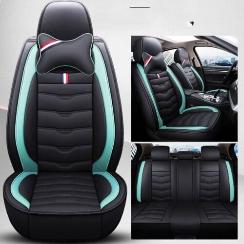 ZHOUSHENGLEE Universal Leather Car seat covers For Citroen DS DS3 DS4 DS4S DS5 DS6 car accessories auto sticker car styling 3D