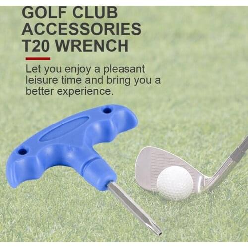 1pcs T Type T20 Key Wrench Spanner Blue Color For Golf Screw Wrench