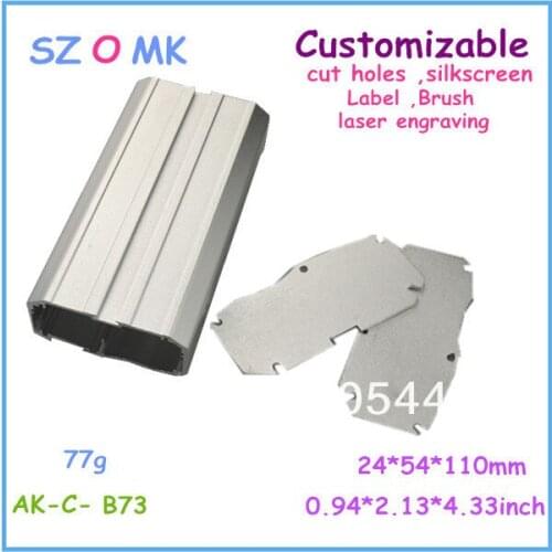 10 pieces a lot Aluminium enclosure design 24*54*110 mm 0.94*2.13*4.33 inch die casting aluminum box