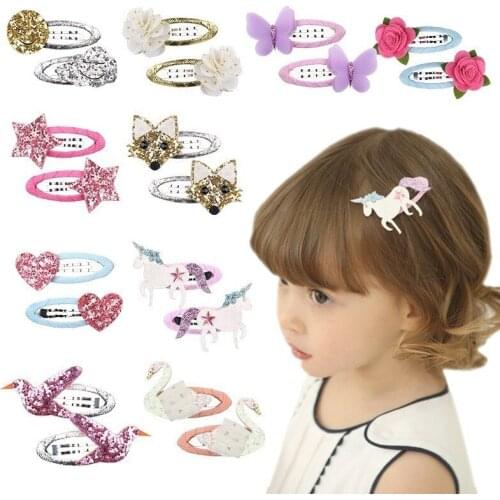 2 Piece/lot Headwrap INS Cartoon Flower Baby Headbands Girls Hair Hairband Head Band Newborn Toddler Headwear Infant