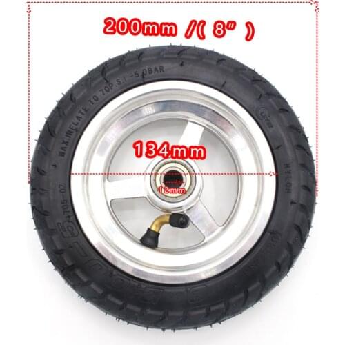 Good Quality 8x2.00-5 Tubeless Tire Wheel Tyre 8*2.00-5 Wheel Hub Pocket Bike MINI Bike Electric Wheelchair Wheel Motor