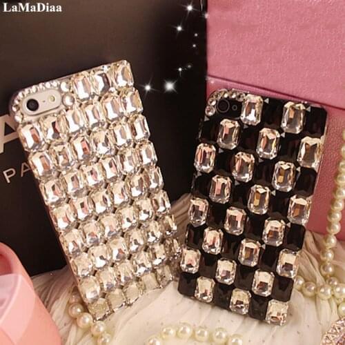 LaMaDiaa Phone Case For Huawei Honor 8 9 10 20 Lite V10 V20 V30 7X 8X 9X Nova 3 4 5 6 Luxury Glitter Crystal Diamond Phone Case