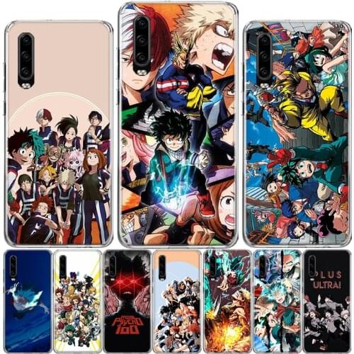 Anime My Hero Academia Deku Phone Case For Huawei P40 P30 P20 P10 Mate 10 20 30 Lite Pro P Smart Z 2018 Plus 2019 Cover Shell Co