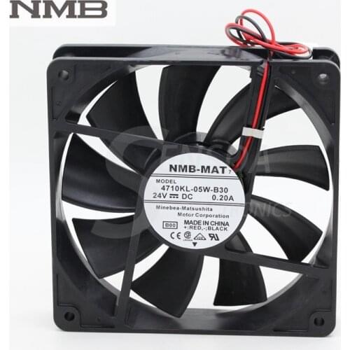 For NMB 4710KL-05W-B30 24V 0.20A 12Cm 120mm 12cm 12025 quiet silent server inverter Cooling fans