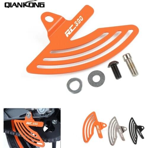 FOR RC 390 2014 2015 2016 2017 2018 RC390 Motorcycle Accessories Stainless Steel Chain Protection Cover Toe Chain Guards
