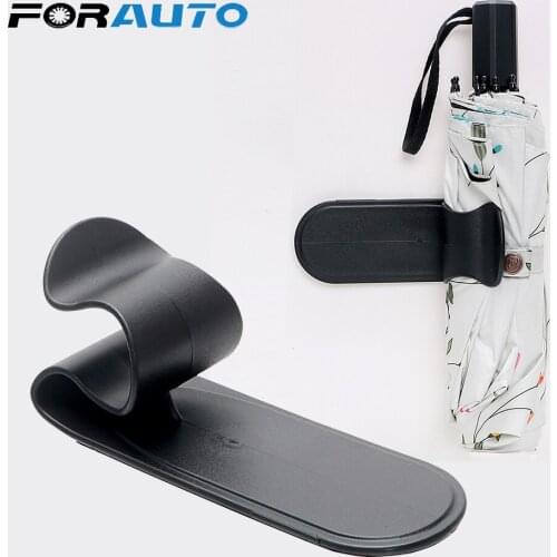 FORAUTO Car Umbrella Fixed Hook Car Hanger Home Storage Self Adhesive Auto Organizer Auto Fastener Clip Holder Hook for Umbrella