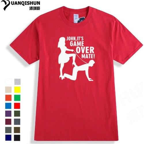Its Game Over Personalised Custom Stag Do T Shirt Top Quality 16Colors Fun Unisex Tshirt Fashion Mens Womens Gift Free Shipping