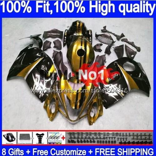 Injection For SUZUKI GSXR 1300 Hayabusa 2008 2013 2014 2015 2016 30MC.116 GSXR-1300 GSXR1300 08 13 14 15 16 Golden black Fairing
