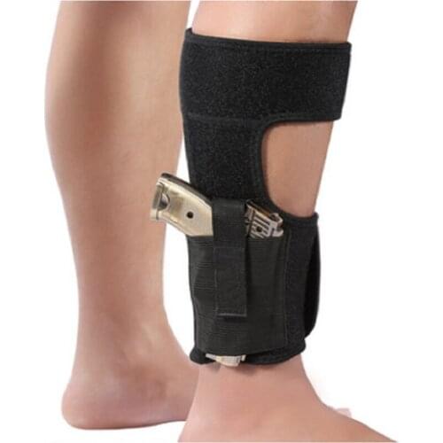 Concealed Carry Ankle Leg Revolver Holster For Glock 17 19 22 23 Ruger Lcp Sig Pistol Black Color ELUANSHI