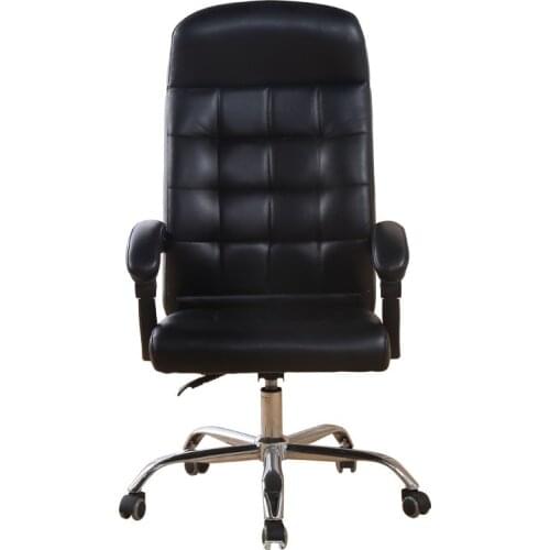 Simple Style Household Computer Chair Grid Lifted Rotation Office Chair Reclining Multifunction Swivel Chair Steady Boss Chair