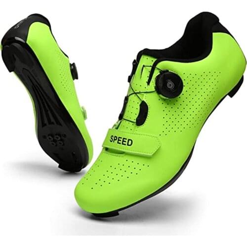 2020 Flat Shoes road Sports Winter Route Cycling Footwear Cleat Men Road Bike Speed Sneakers Racing Women Bicycle Mountain Spd
