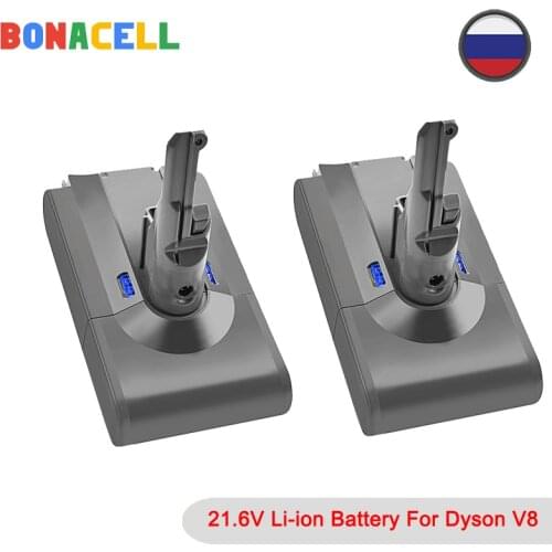Bonacell 4000mAh 21.6V V8 Battery For Dyson V8 Battery Absolute V8 Animal Li-ion Vacuum Cleaner Rechargeable BATTERY