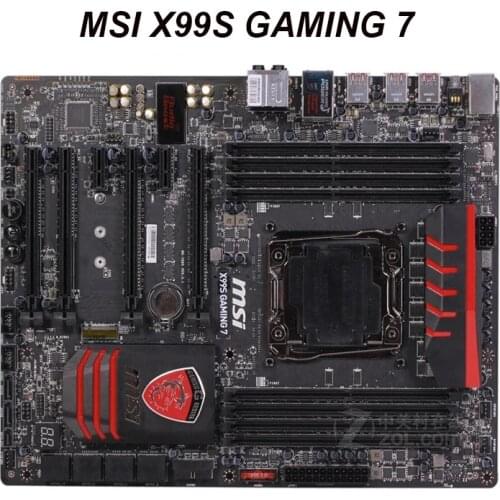 For MSI microstar X99S GAMING7 PC Gaming Motherboard 2011-3/DDR4/ m.2 X99 PC Motherboard Supports 6800K V3 V4 Used Motherboard