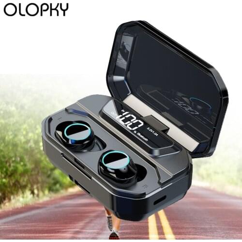 Fashion Hot Mini True Wireless Earbud 3300mAh LED TWS 5.0 IP67 Waterproof Stereo Earphone HIFI In-Ear Headset 2020 Dropshipping