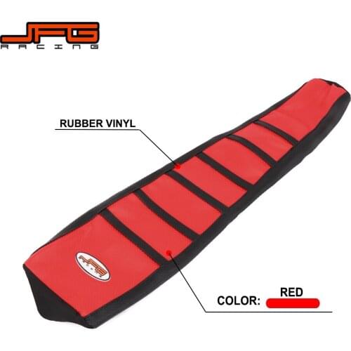 Motocycle Red Rubber Soft Gripper Seat Cover For HONDA CR125R 1991-1992 CR250R 1990-1991 CR500R 1991-2001 Motocross Dirt Bike